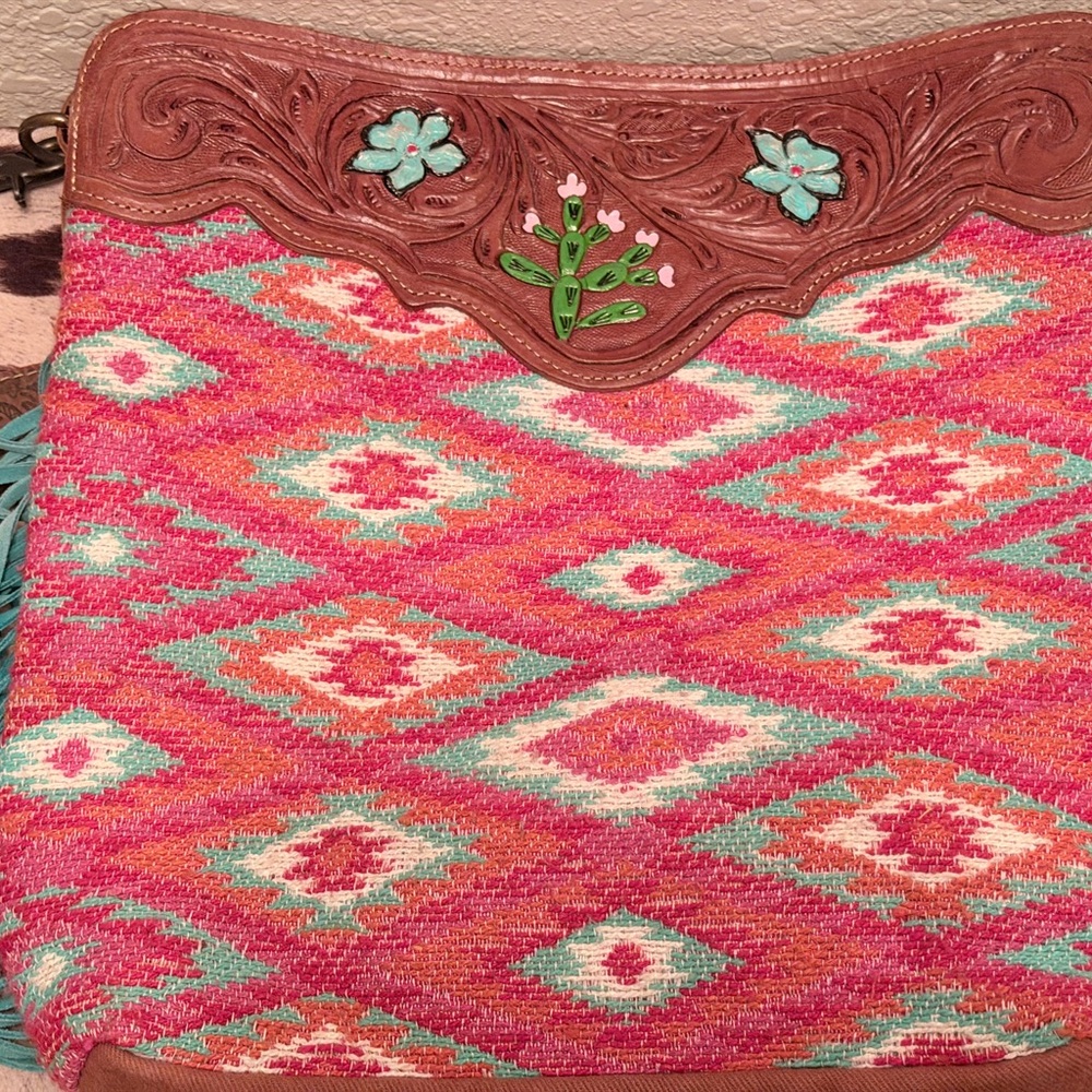 Colorful Embroidered Women's Bag